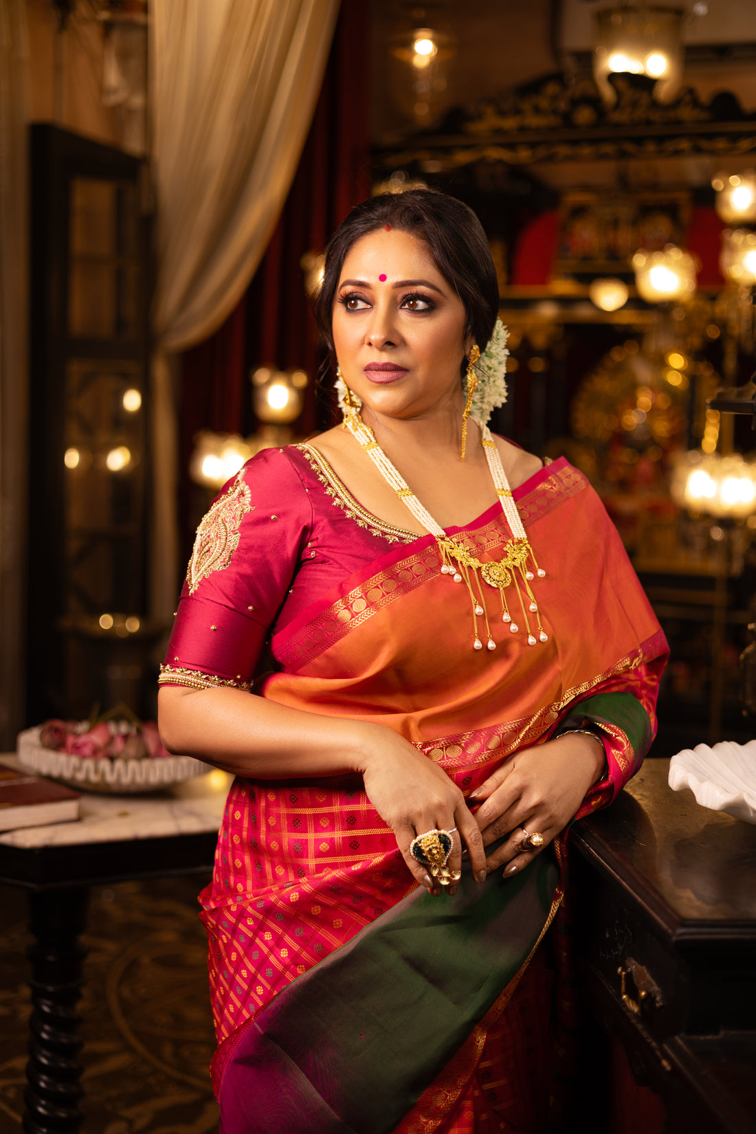 Sunset Ruby Silk: A Luxurious Blend of Color and Texture