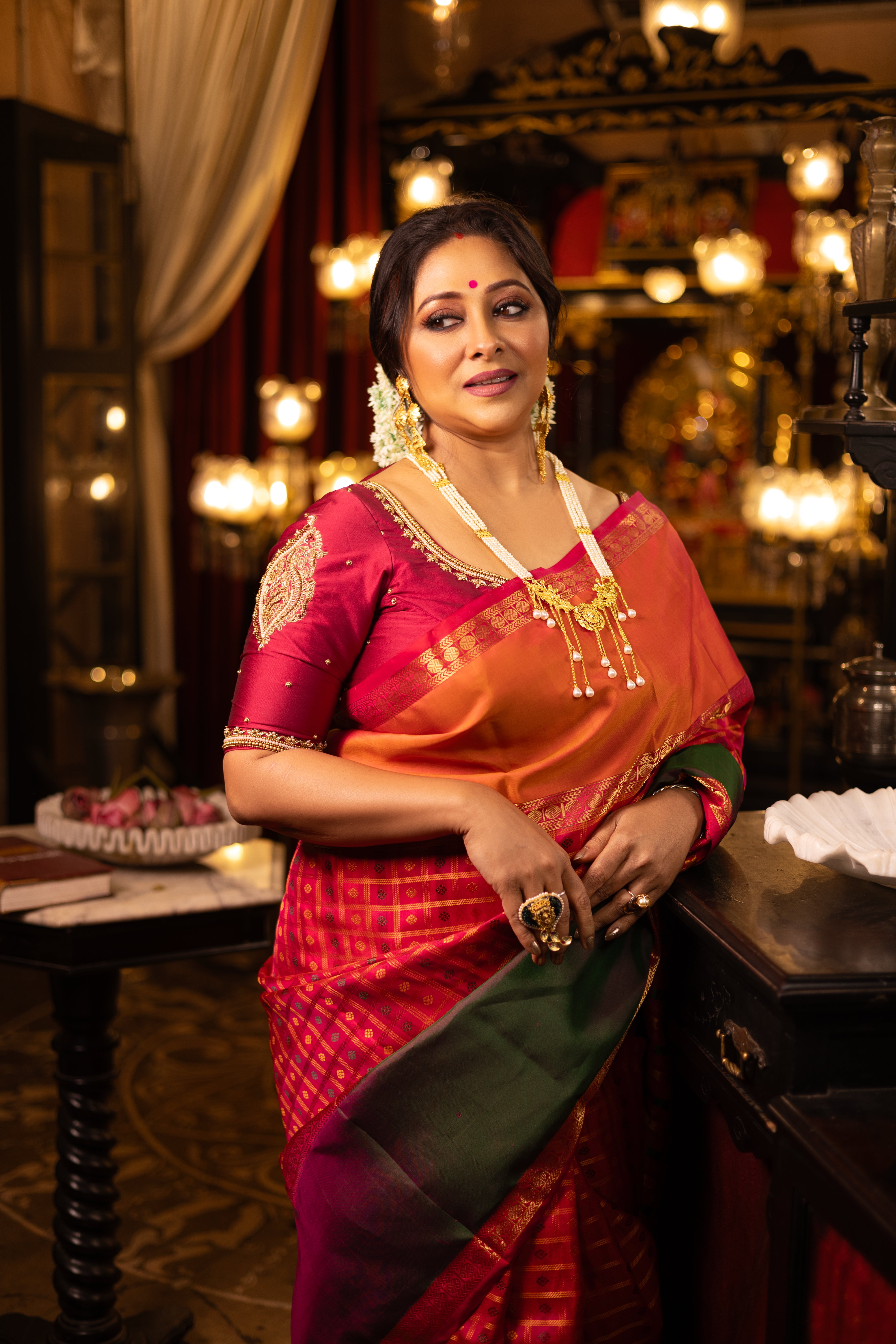 Sunset Ruby Silk: A Luxurious Blend of Color and Texture
