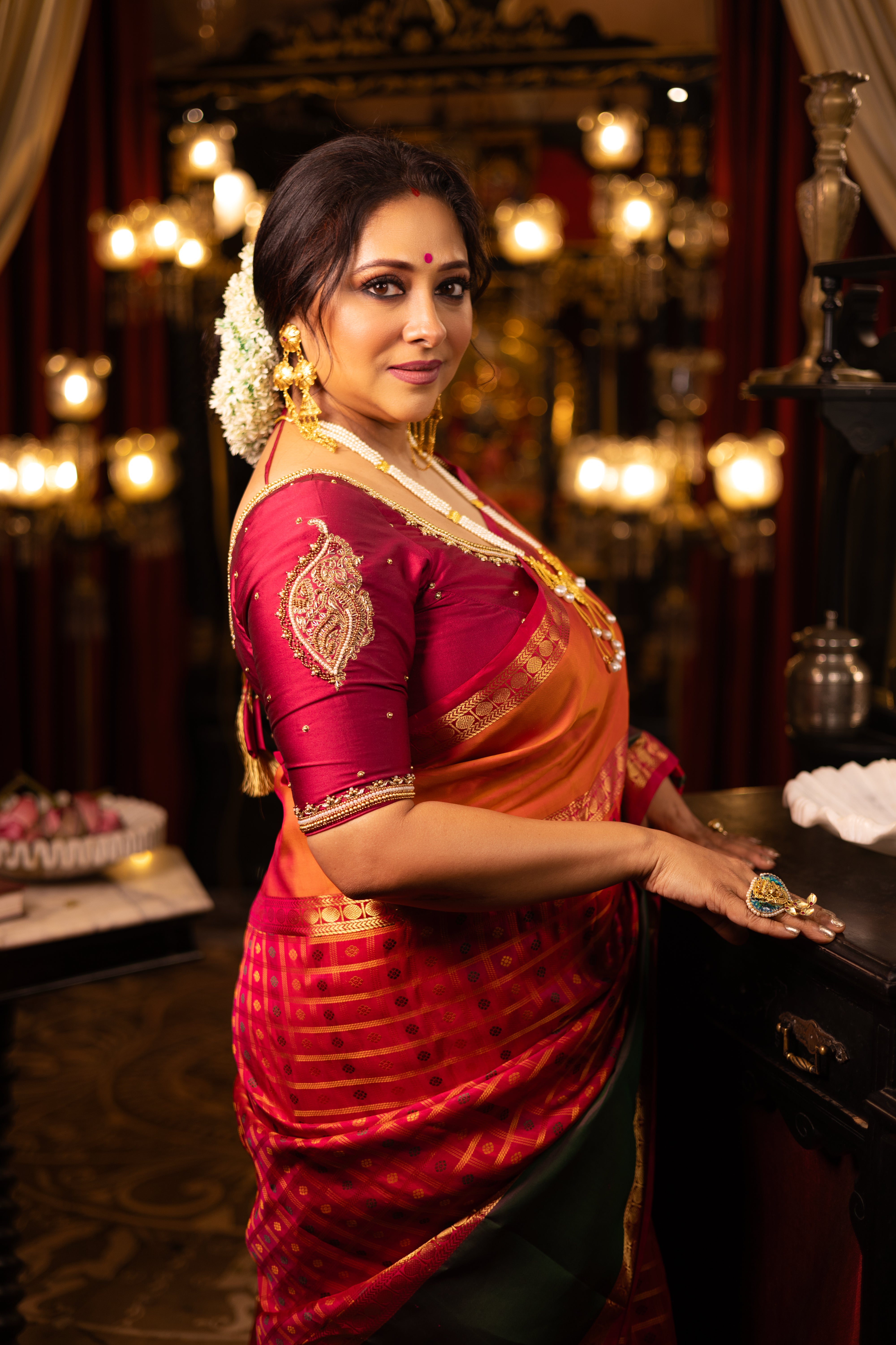 Sunset Ruby Silk: A Luxurious Blend of Color and Texture