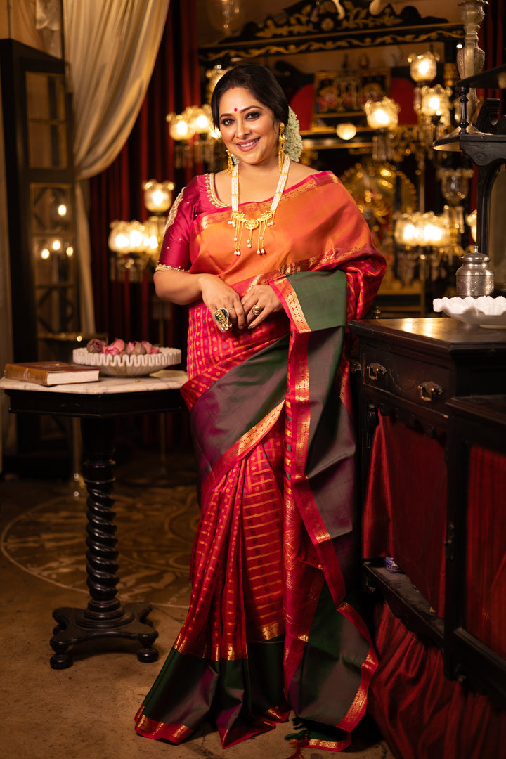 Sunset Ruby Silk: A Luxurious Blend of Color and Texture