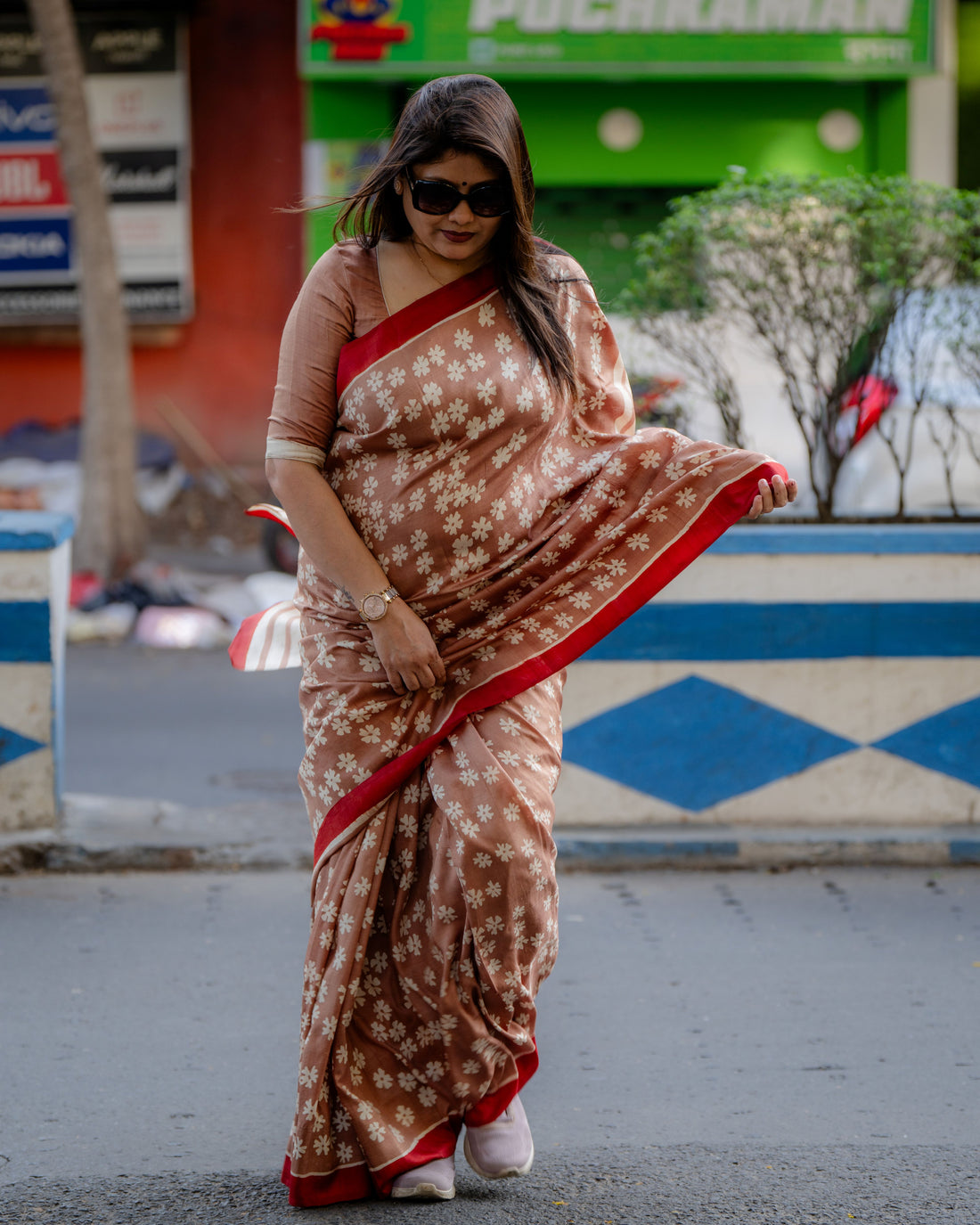 Gulnaar Siuli Batik Pure Silk Saree