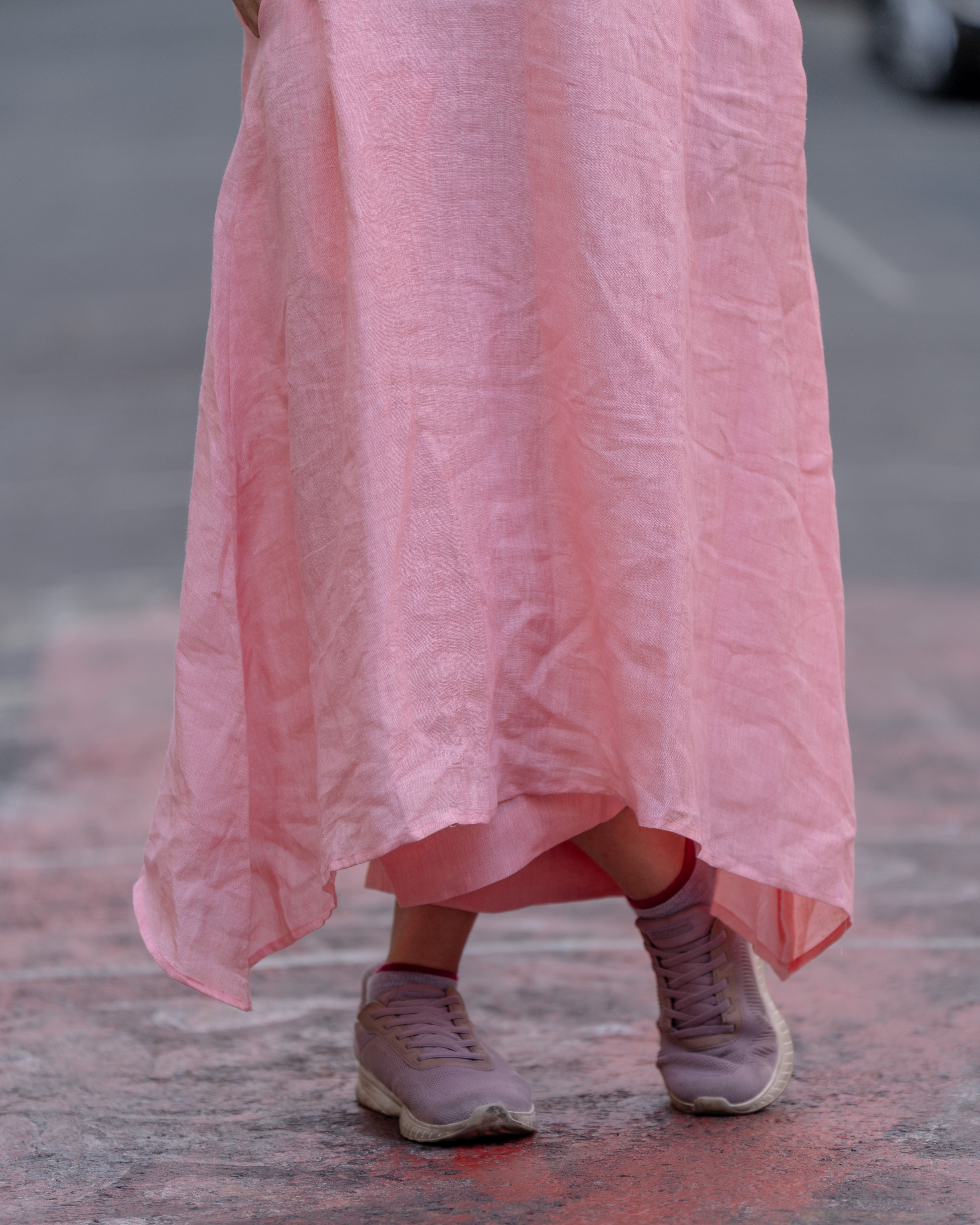 Blush Breeze Cotton Dress