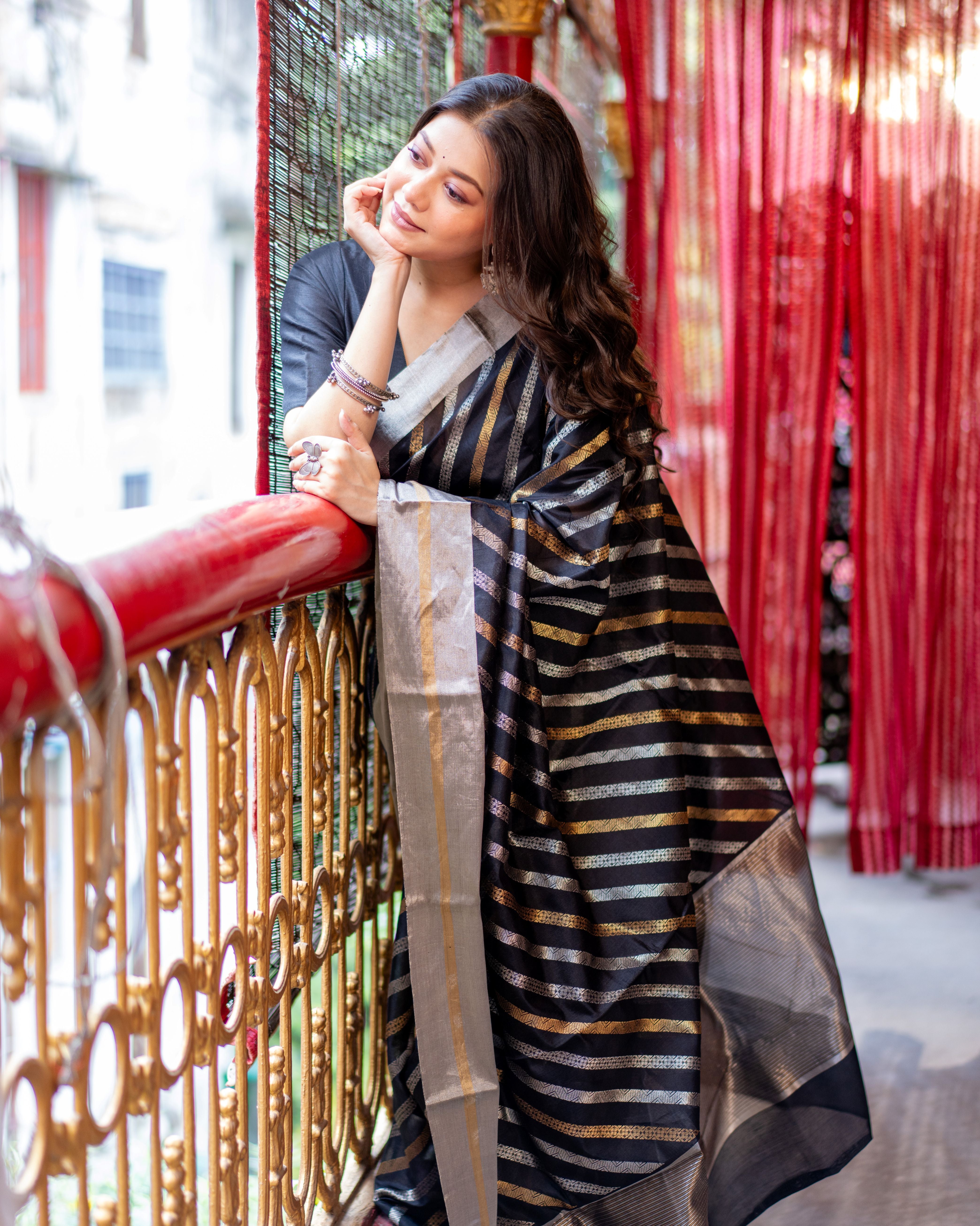 Chanderi Pattu Silk Saree