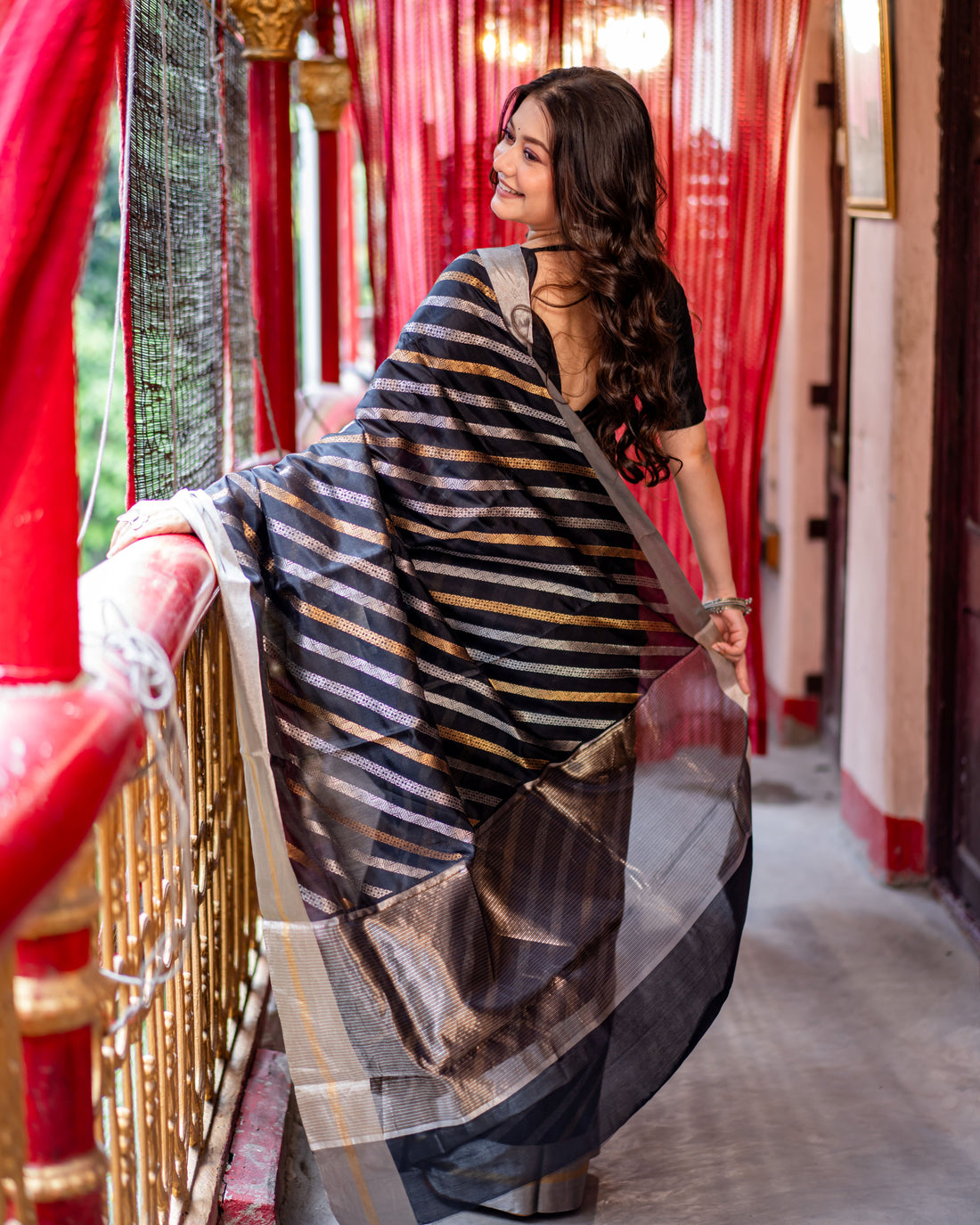 Chanderi Pattu Silk Saree