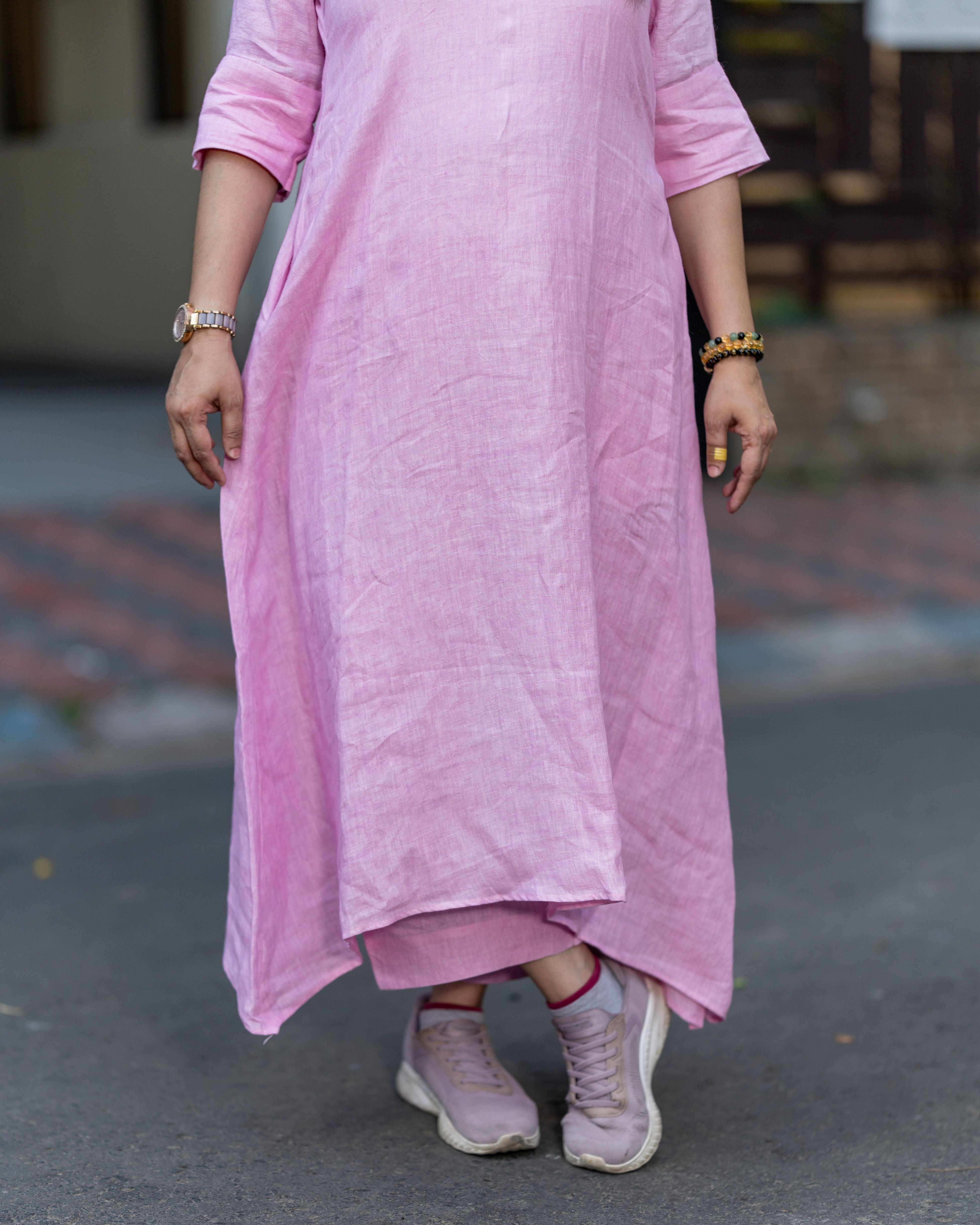 Rosé Whisper Cotton Dress