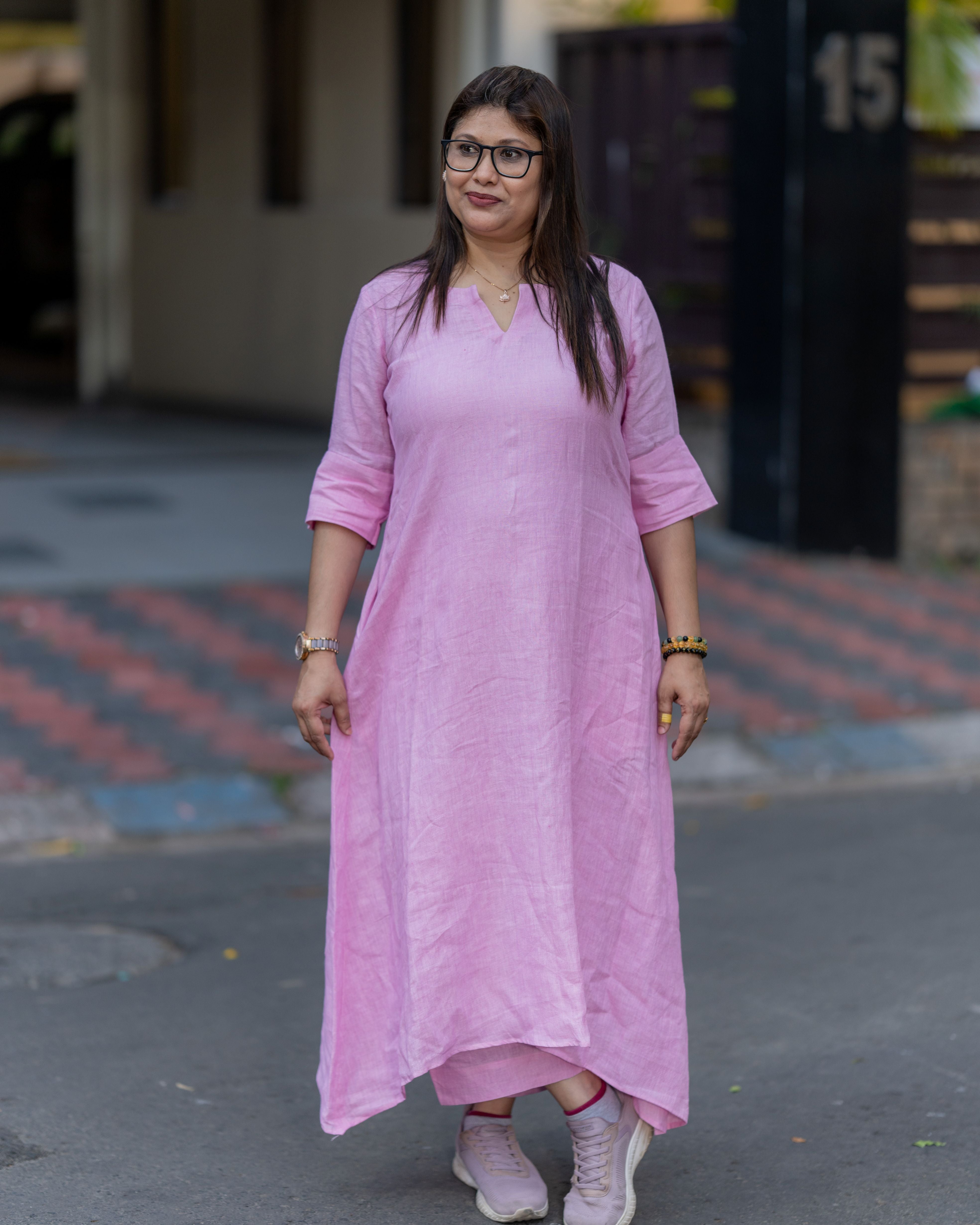 Rosé Whisper Cotton Dress