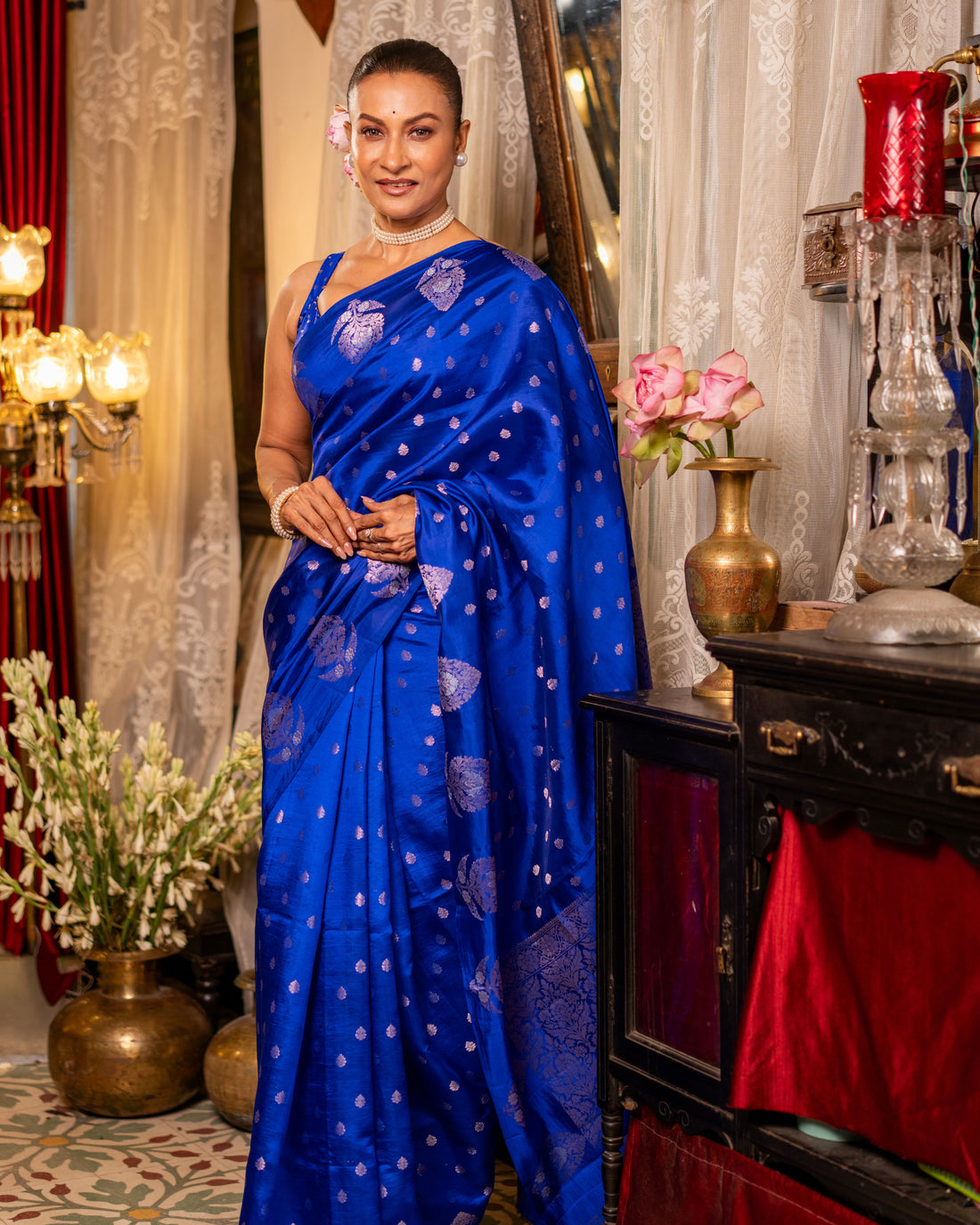 Raw Mango Silk Banarasi Saree