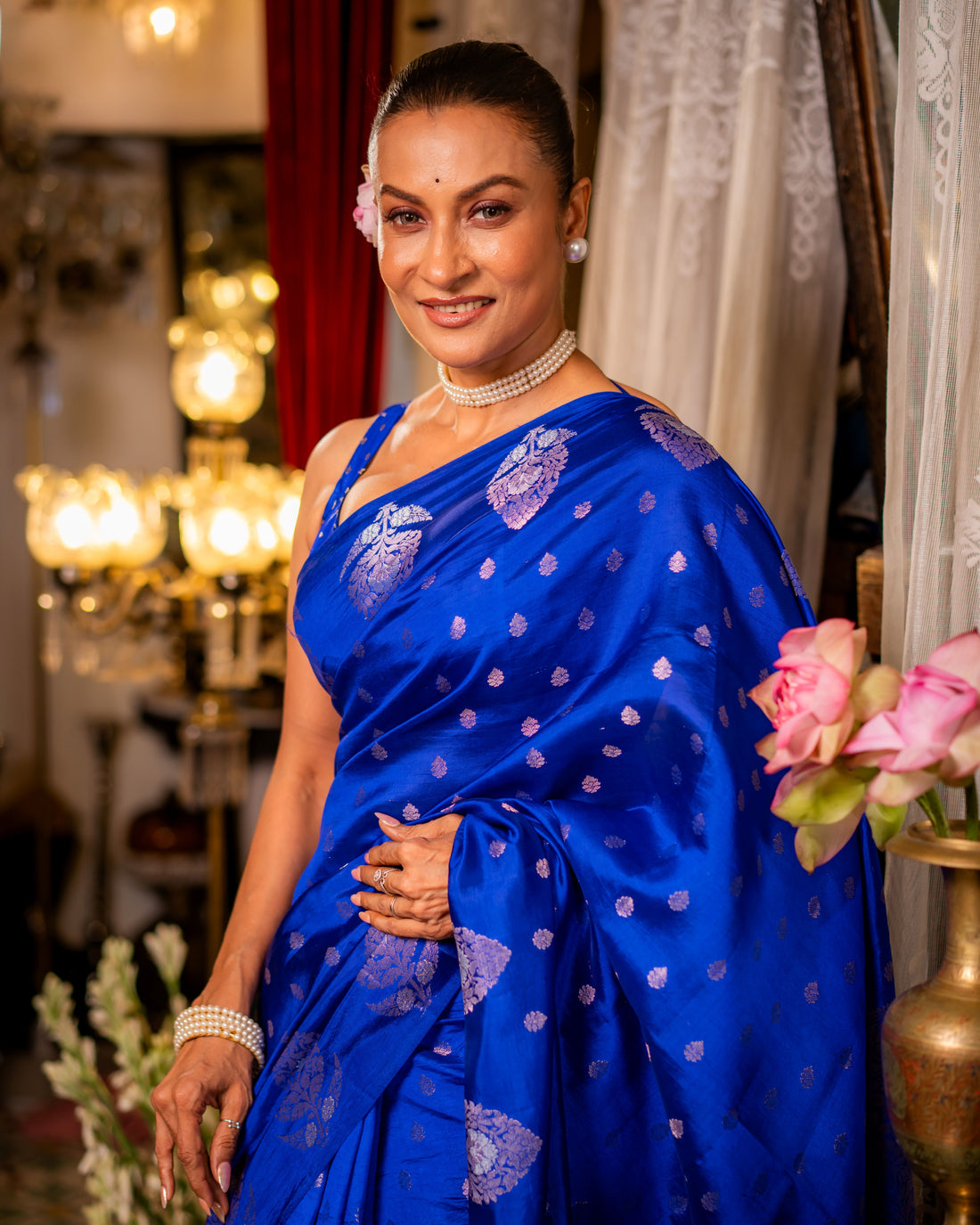 Raw Mango Silk Banarasi Saree