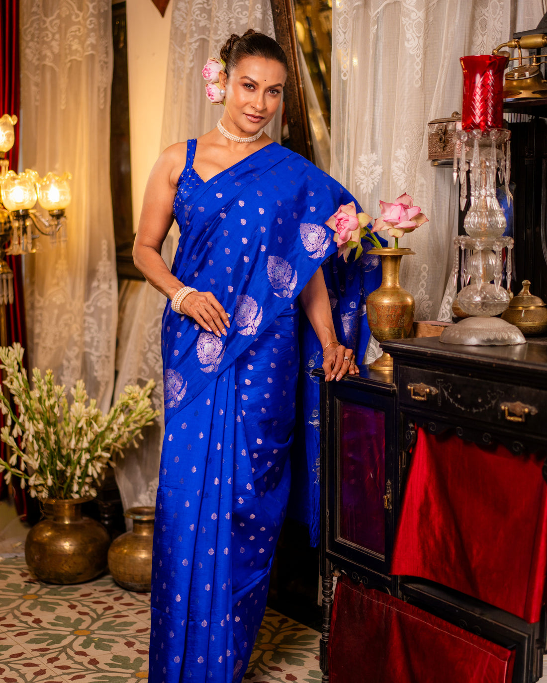 Raw Mango Silk Banarasi Saree