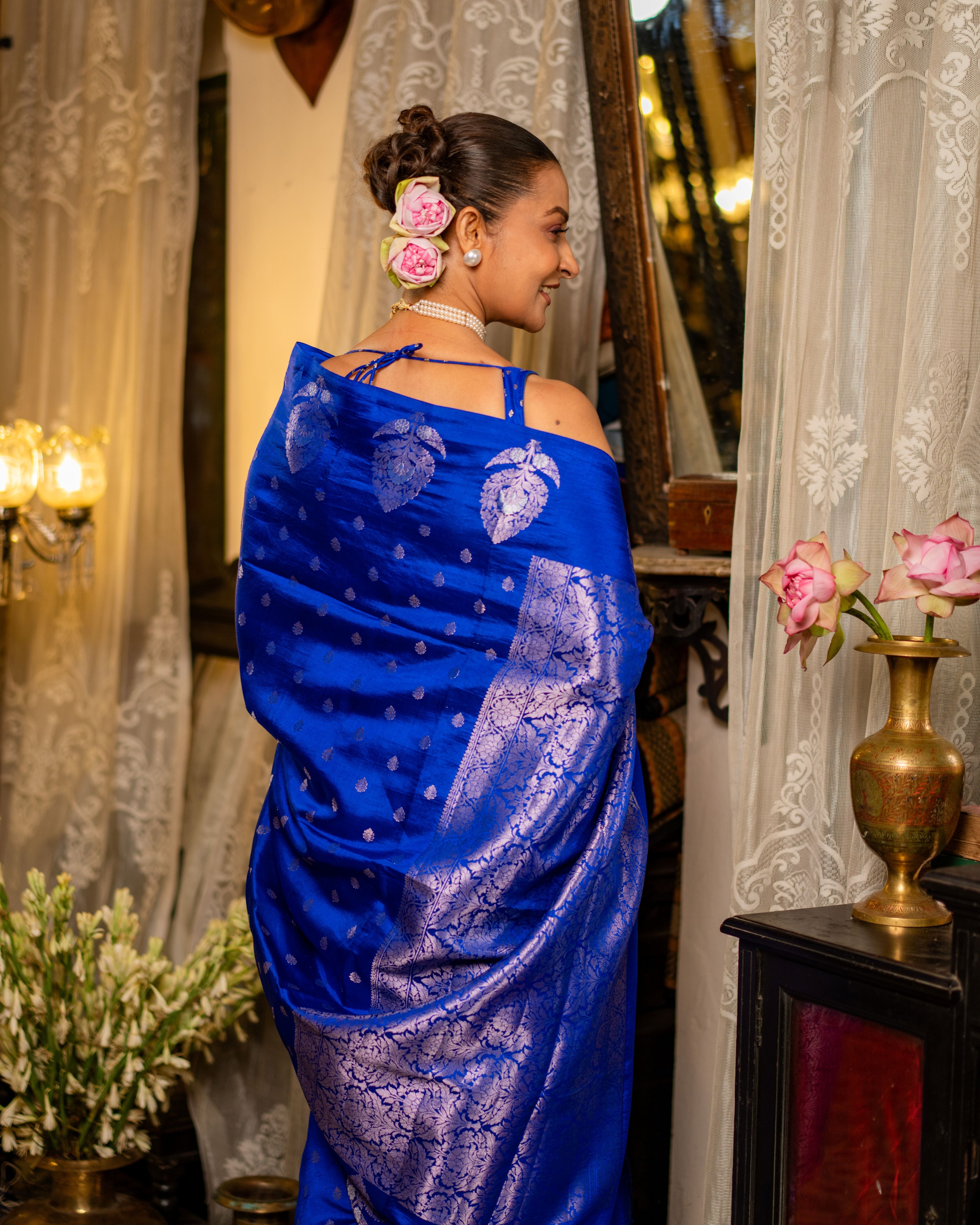 Raw Mango Silk Banarasi Saree