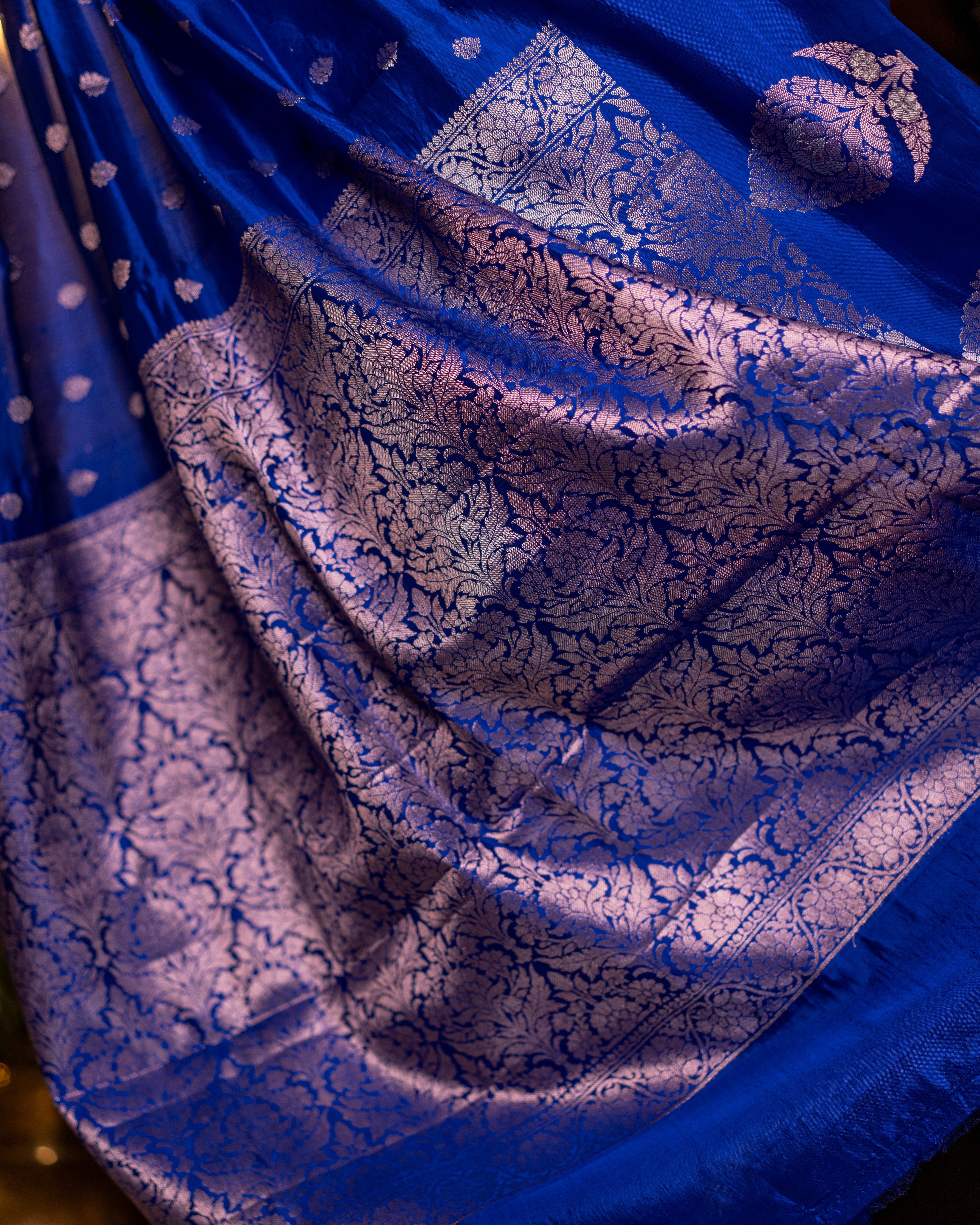 Raw Mango Silk Banarasi Saree