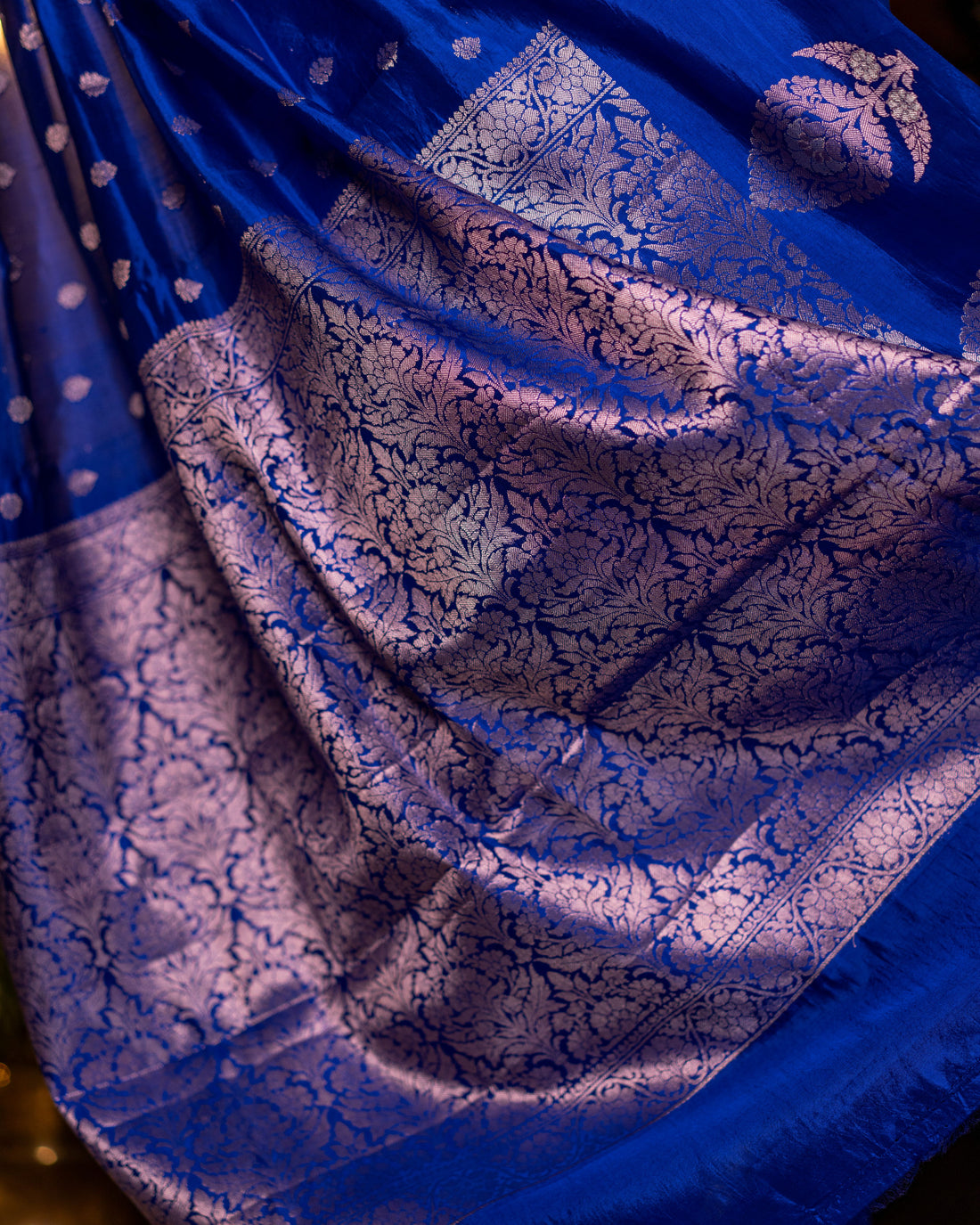 Raw Mango Silk Banarasi Saree