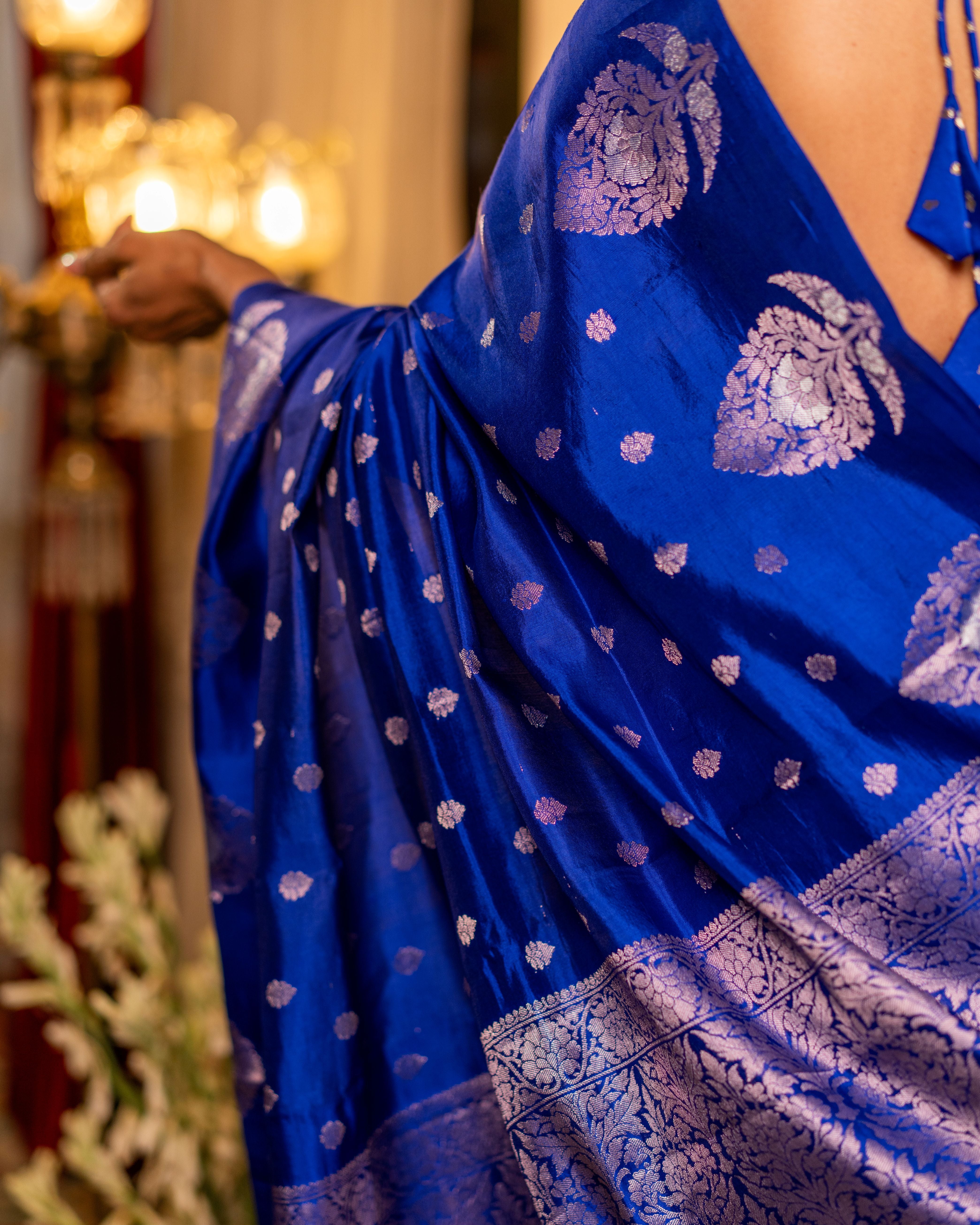 Raw Mango Silk Banarasi Saree
