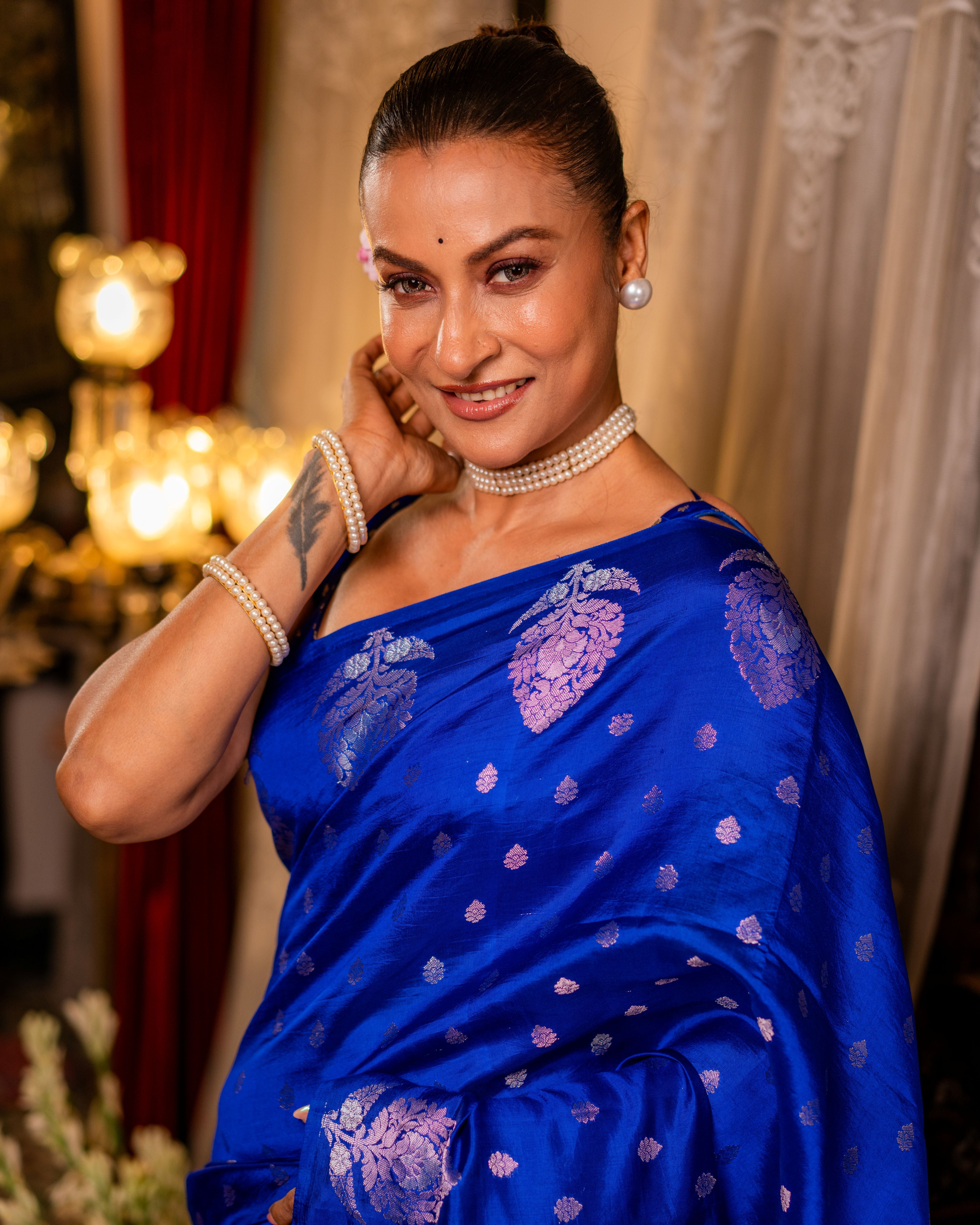 Raw Mango Silk Banarasi Saree