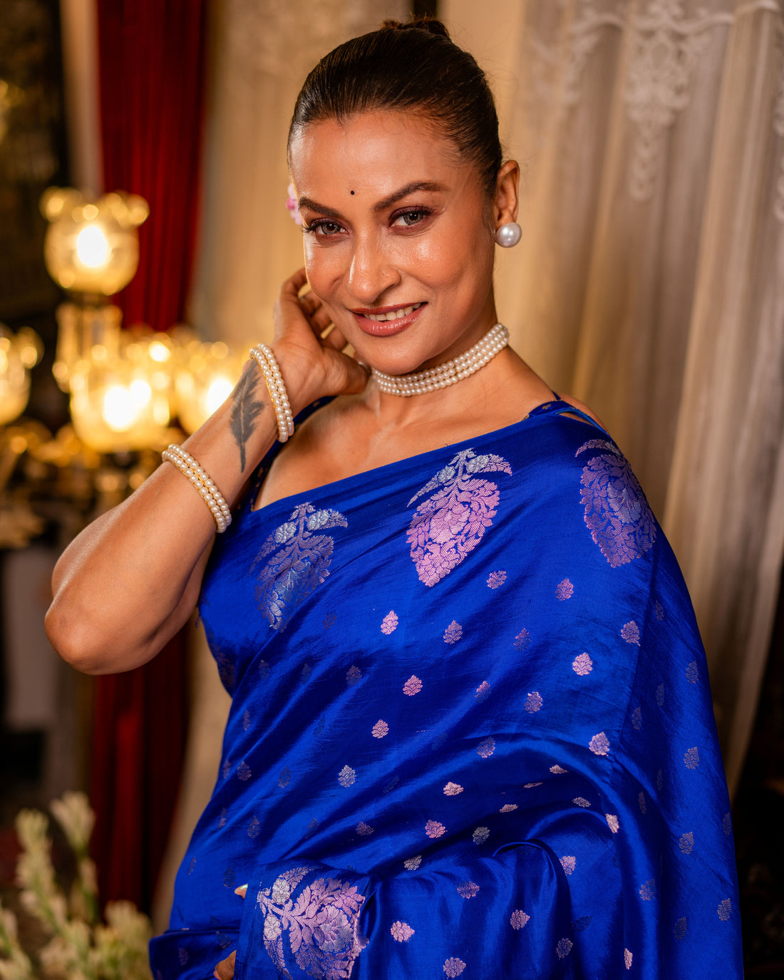 Raw Mango Silk Banarasi Saree