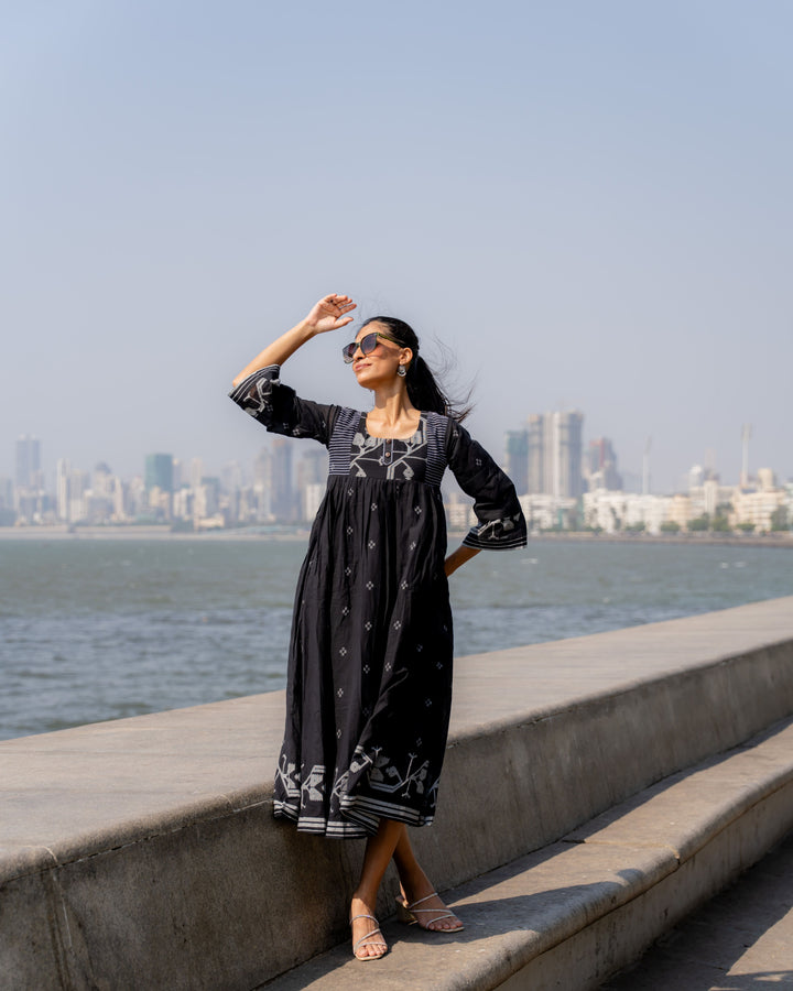 Needlework Jamdani Cotton Dress