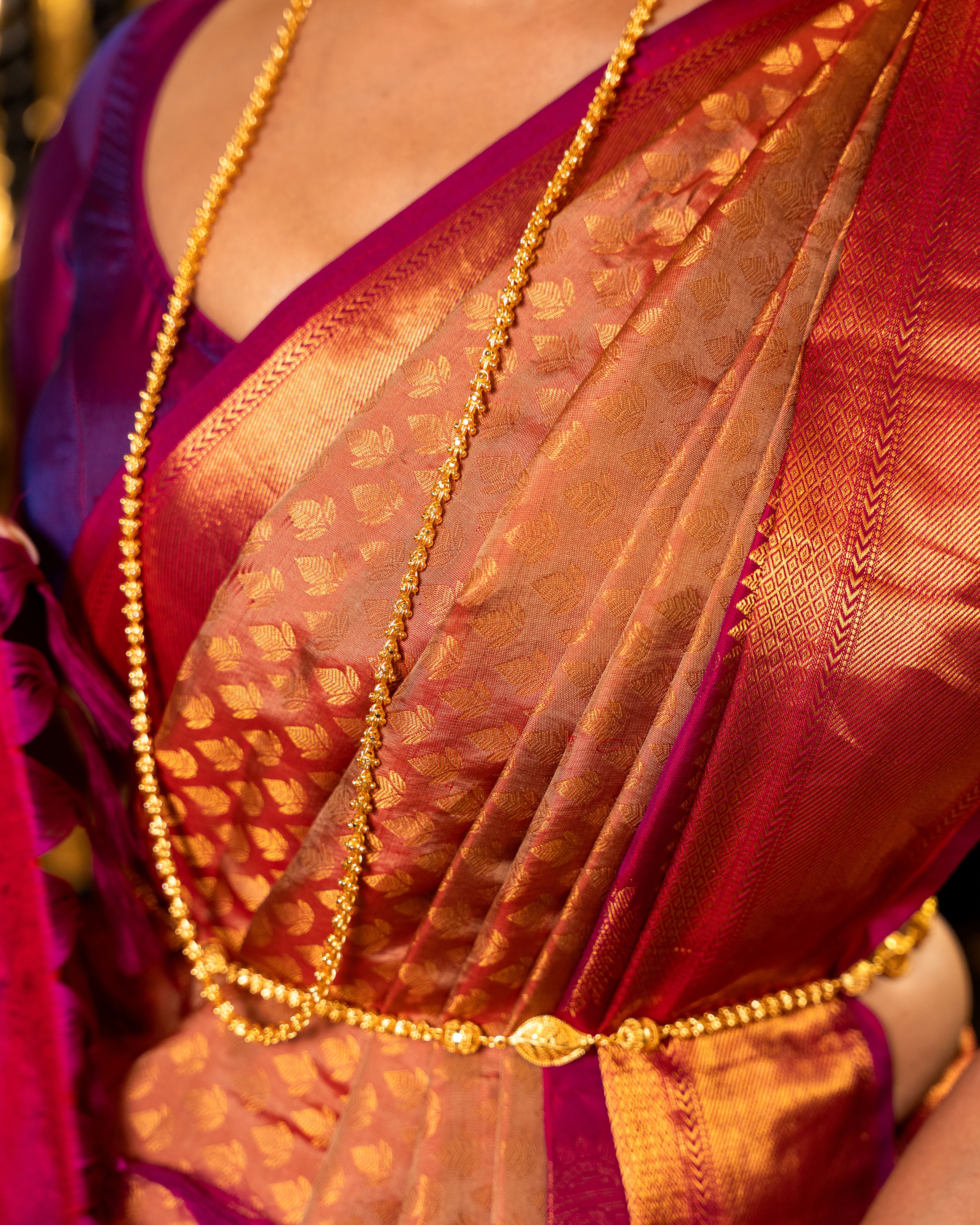 The Maharani Pure Silk Handwoven Gadwal Saree