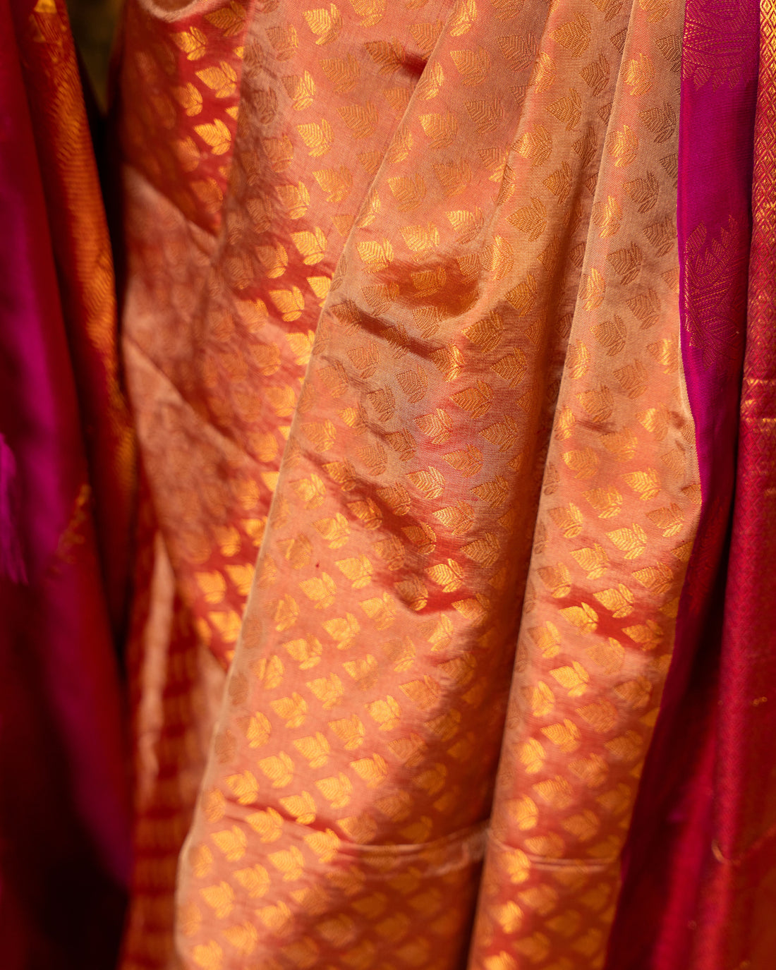 The Maharani Pure Silk Handwoven Gadwal Saree