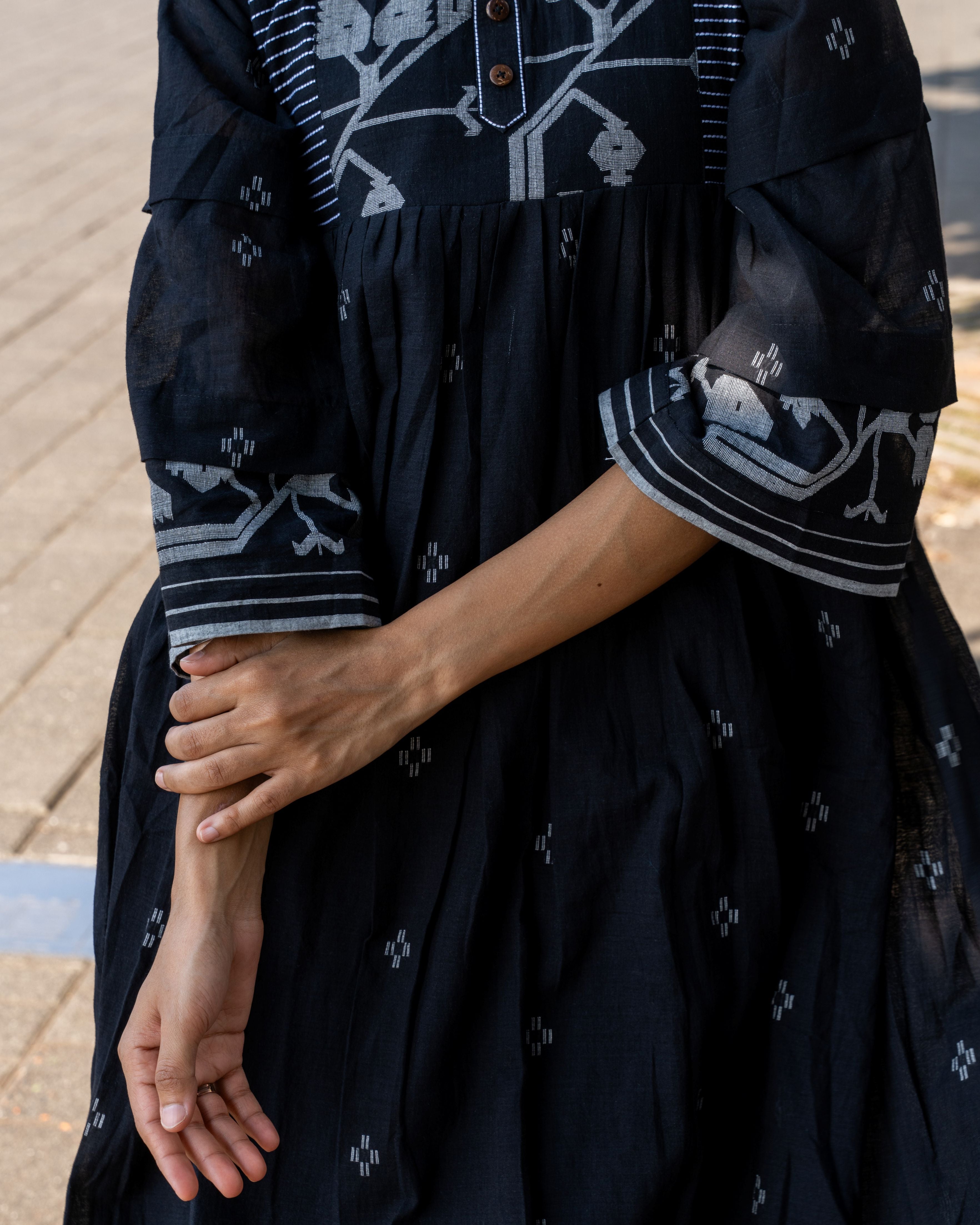 Needlework Jamdani Cotton Dress
