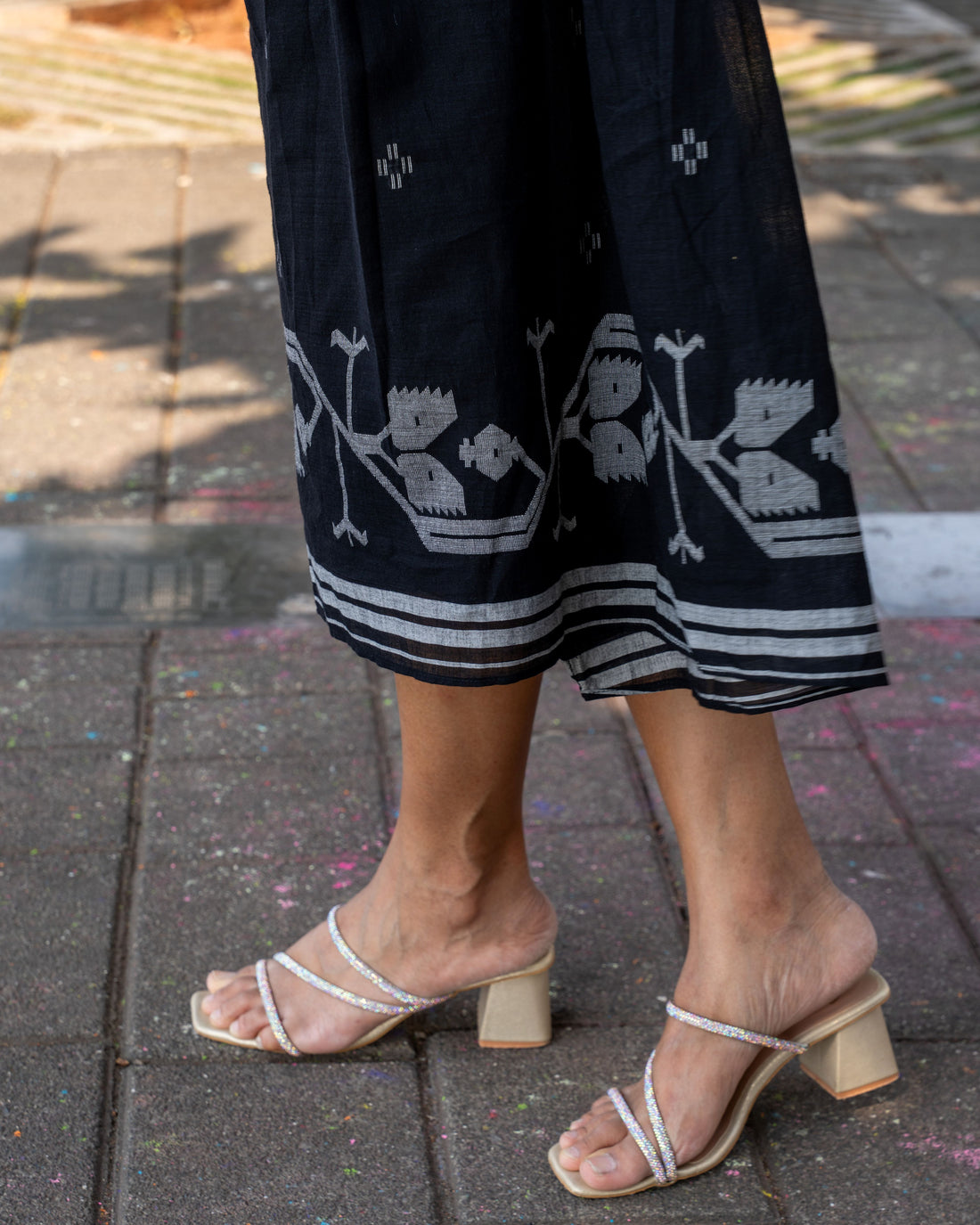 Needlework Jamdani Cotton Dress
