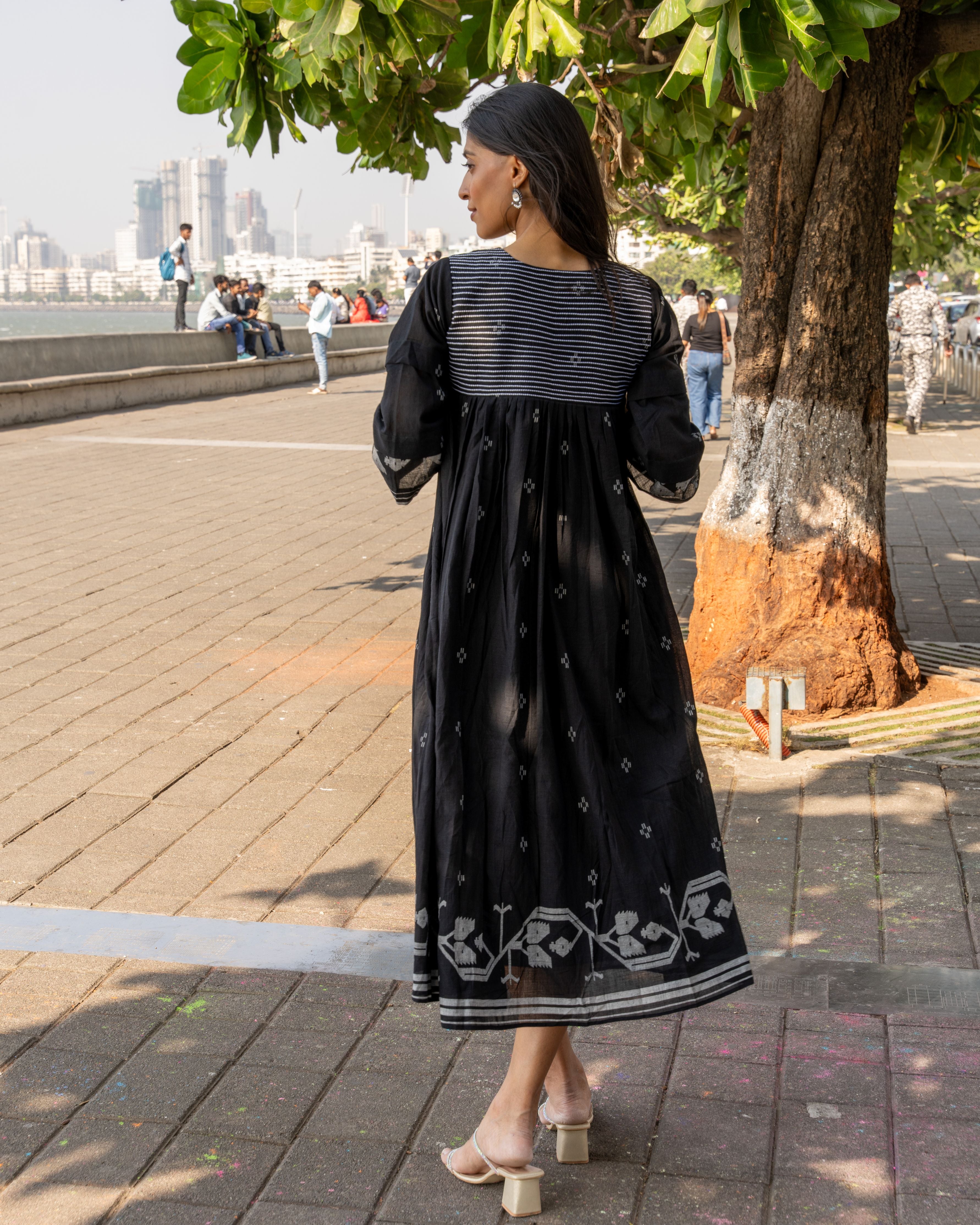 Needlework Jamdani Cotton Dress