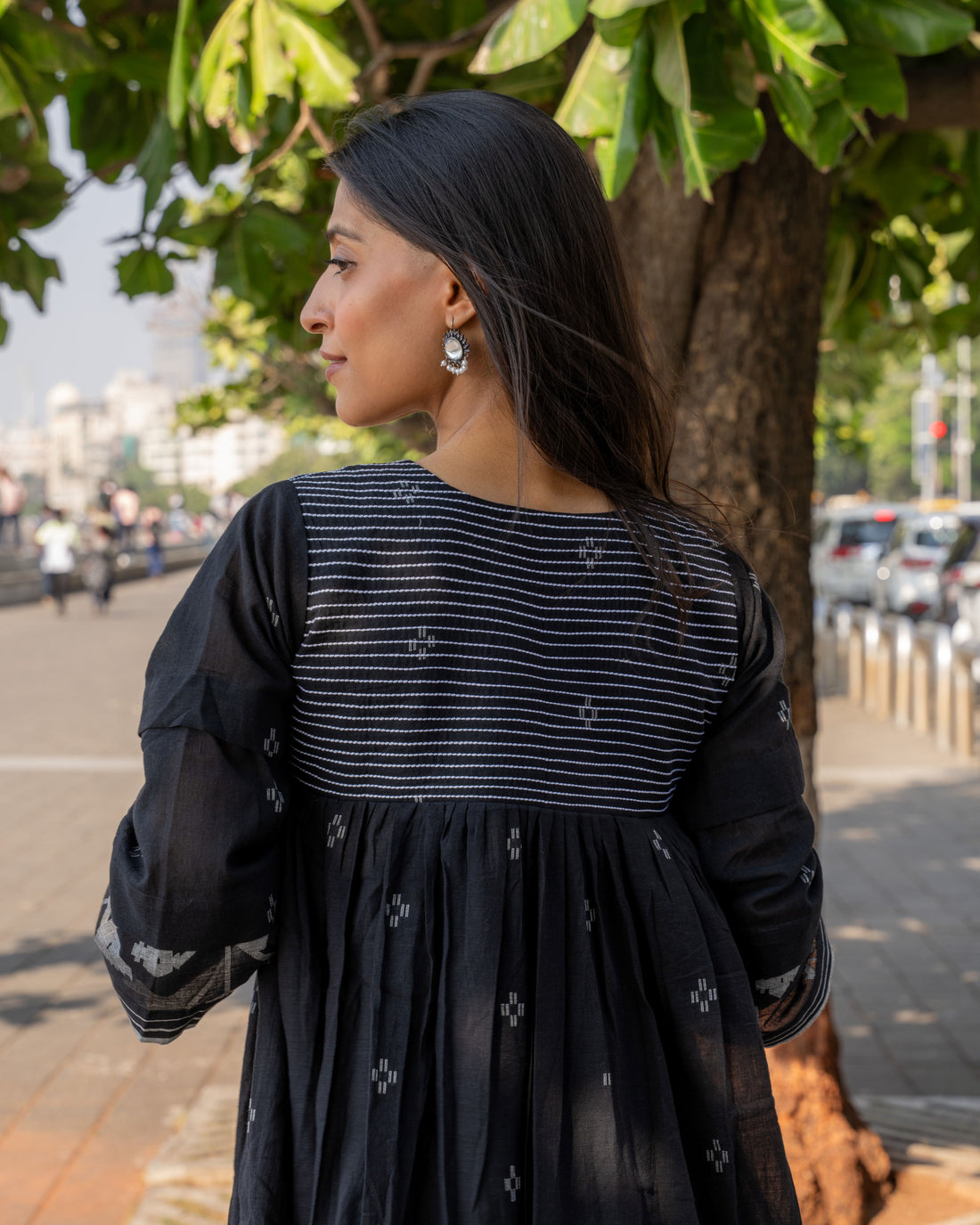 Needlework Jamdani Cotton Dress