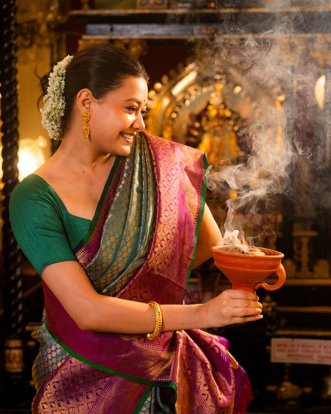 The Nizam's Treasure – Pure Silk Handwoven Gadwal Saree