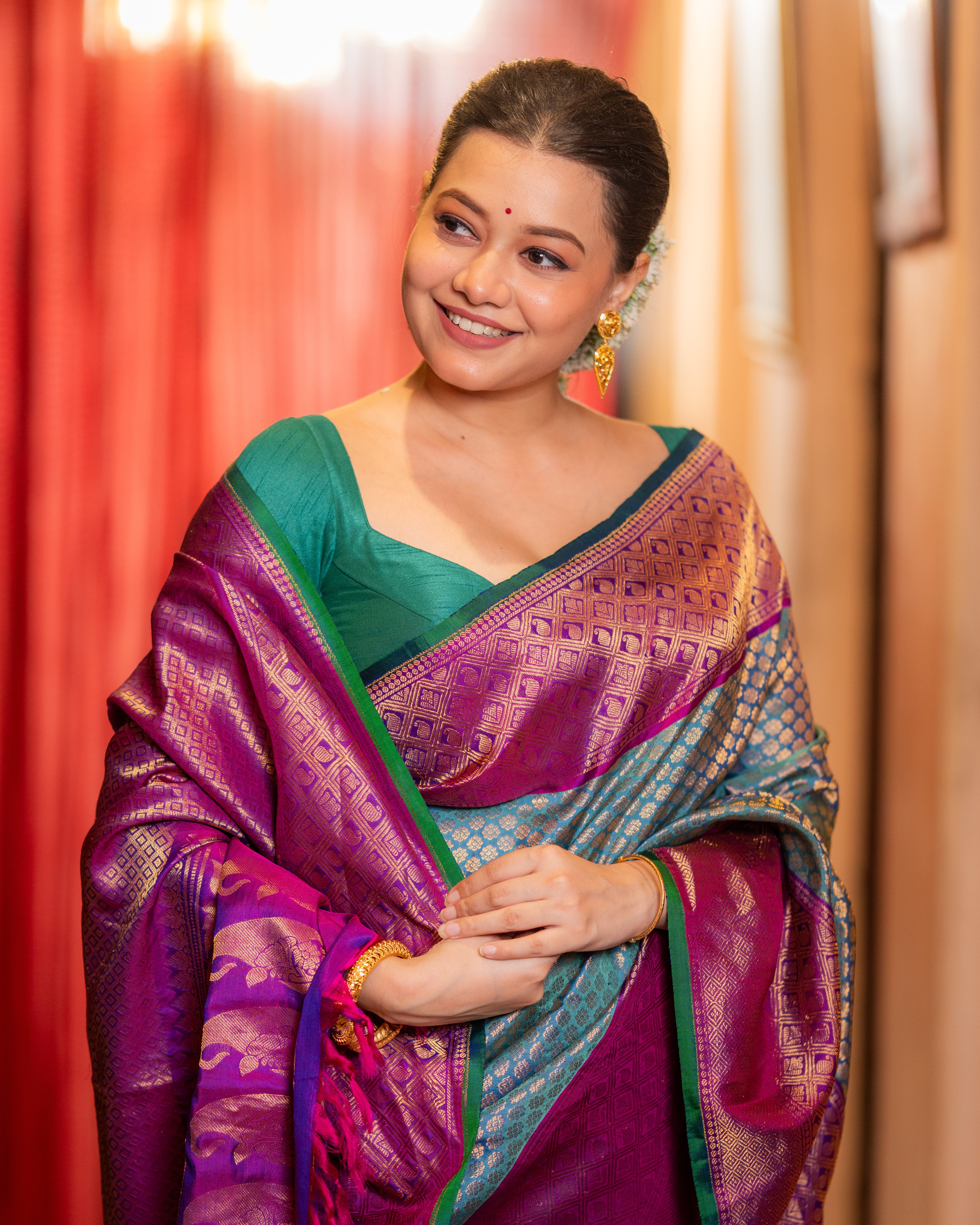 The Nizam's Treasure – Pure Silk Handwoven Gadwal Saree