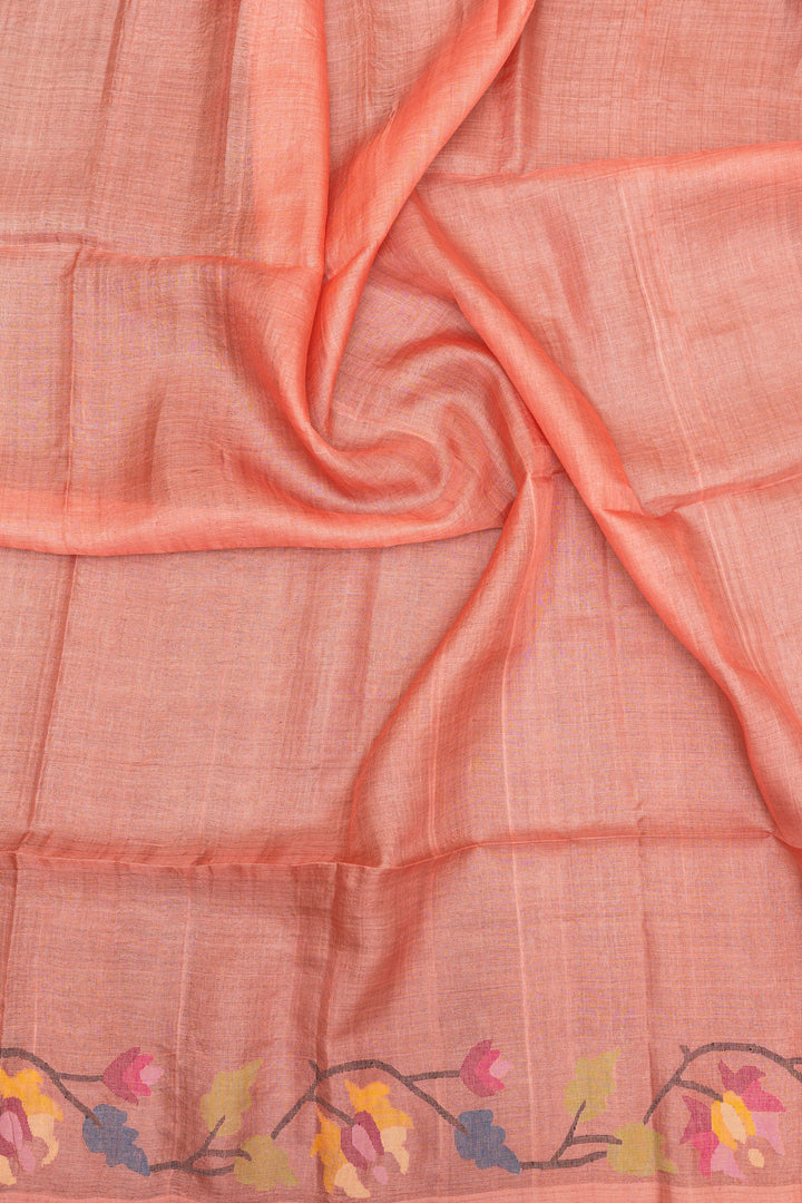Kamalini Needlework Jamdani Tussar Saree