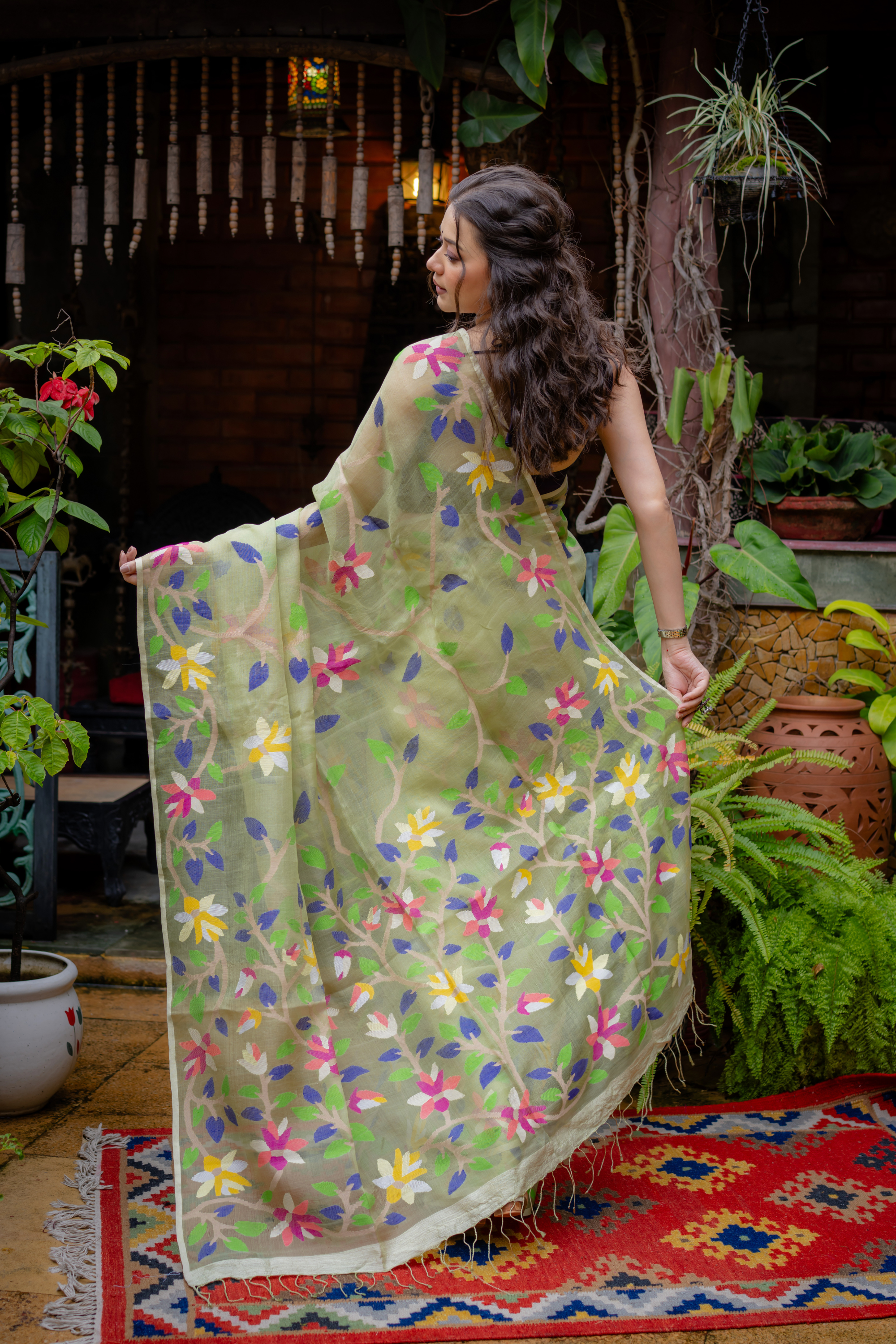 Olive Garden Sheer Silk: A Breath of Fresh, Artisanal Elegance